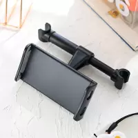 黑-单臂版 后座车载支架汽车座椅头枕手机平板电脑拉伸懒人架ipad支撑多功能