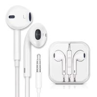 iphone 5 适用苹果12耳机iPhone11Pro/12/X/XR/8/8P/6/7P/11有线扁头耳塞S