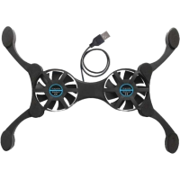 八爪鱼生散热器 笔记本散热器迷你便携手提电脑炫彩折叠散热底座热天降温器