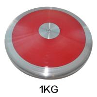尼龙铁饼红色 1公斤 田径训练比赛铁饼塑料饼实心尼龙饼中考达标体育器材1kg1.5kg2kg