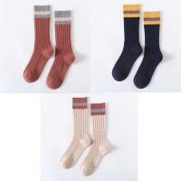 3双(橘色+藏青+卡其) 均码 羊毛女袜韩版潮加厚袜子女秋冬季保暖中高筒堆堆长袜百搭ins原宿