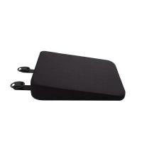 单个坐垫(10%顾客选择) 黑色(有隐形绑带前2后8厘米) 汽车增高坐垫斜面座套小个子加厚驾考一体绑带四季通用透气座垫女