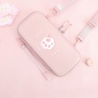 Switch雪糕猫爪包-樱花粉 配钢化膜+猫爪帽 任天堂switch收纳包硬壳lite猫爪保护套ns游戏机配件盒oled