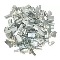 1608塑钢打包扣1公斤[加厚] 塑钢打包带1608捆绑带绿色带捆扎带PET塑料包装带托盘砖块打包带