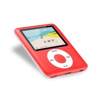 红色 不带内存[自备卡]裸机 mp3随身听学生版插卡可外放mp4看小说便携小型录音超薄迷你播放器