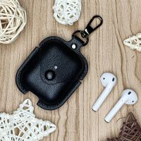 黑色 Airpods1/2代 适用苹果Airpods1/2/pro无线蓝牙耳机皮套保护套商务款耳机套