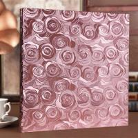 玫瑰紫粉金-6寸过塑400张 相册混合装650张大容量皮革相册本插页式纪念册家庭5寸6寸7寸影集