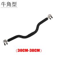 新牛角型黑色30cm-38cm 铃木UY125手机架横杆摩托改装配件车把横杆UU车头横杆手机架杆