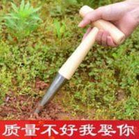 播种移苗追肥神器不锈 播种移苗追肥神器不锈钢木柄打洞器育苗播籽器花园多肉种苗打孔器