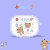 [生日小熊]送挂钩 vivo tws2/tws2e 通用 vivotws2保护套保护壳耳机软壳降噪蓝牙tws2e耳机套透