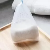 天蓝色3个 手工香皂袋起泡网袋洗面奶脸部专用打泡网肥皂网洗澡发泡打泡沫网