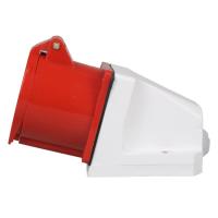 SF-114 16A /114防水工业插头插座4芯32A 工业明装插座 航空插头插座