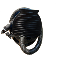 9寸泵(3个气嘴) 艾斯脚踩式打气泵橡皮艇脚踏泵充气泵皮划艇冲锋舟充气船压力泵