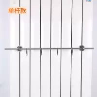 弧形暖气片 6个不锈钢挂钩 暖气片晾衣架毛巾杆不锈钢多功能通用毛巾架衣帽挂钩暖气片置物架