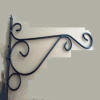 25CM黑色 挂灯笼挂钩架挂鸟笼吊篮装饰支架吊兰壁挂户外节日灯笼