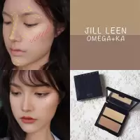 晶彩正装修容[双色] [正装量大] 精装OMEGA三色立体鼻影修容填充修饰肤色10克大容量粉饼