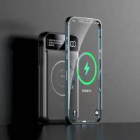 炫酷黑 [闪电快充]提速1000% 20000毫安 磁吸无线快充20000大容量无线充电宝1万毫安迷你移动电源手机通用