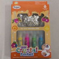 #新款伦堡画# [普通胶画] 1 伦堡画手工DIY免烤胶画小伶涂色鸦颜料制作套装创意玩具广告同款