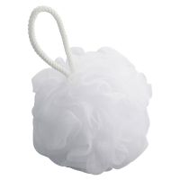 专柜款 白色 大号 沐浴球 日本沐浴球搓澡巾洗澡不散起泡浴花大号泡沫网搓背球