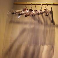 10个装(加厚20丝) 40*30cm(童装半身) 服装店防尘罩塑料透明衣服罩防尘袋防尘套子成人儿童装挂衣袋加厚