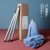 无纺布拖把套装[一杆两头] 吸水棉纱拖地拖把家用一拖净传统老式棉线墩布拖布耐用棉条洗地拖