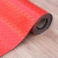 红色(普通型) 0.6米宽(按米卖) 牛津防滑垫地垫橡胶塑料地毯仓库走廊楼梯厨房防水地板垫