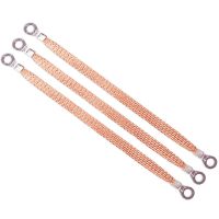 2.5平方20公分铜包铝100根 桥架接地线铜编织带跨接线/铜包铝/全铜/铜镀锡/2.5/4/6平20cm