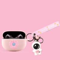 粉色+粉雏菊+粉色太空人 适用小米3pro无线耳机保护套降噪保护硅胶软壳小米3pro耳机套