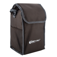 褐色 铝箔保温袋隔热加厚牛津布上班族带饭包手提便当包保温桶袋子