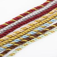 需要5mm粗细的,可以咨询客服 直径8mm装饰绳窗帘配件沙发绳子绑绳窗帘装饰绳五彩麻花绳85米/把