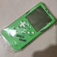 绿色方块游戏机(不送电池) 大屏幕俄罗斯方块游戏机80后怀旧经典PSP儿童益智掌机游戏机玩具