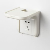 适用:单排插座 适用支架天猫精灵极米免打孔床头壁挂米家小米托盘架子落地架坚果酷乐视投影机迷你6mm微型家用支架