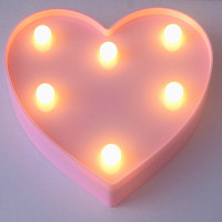 小爱心 电池款 生日表白求婚LOVE霓虹灯字母led造型灯礼物节日婚庆场地装饰布置