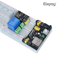 ESP8266开关学习套装 插座+ESP01S 面包板MB-102 烧录器