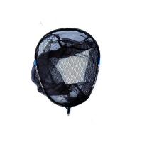 长50CM宽40深度55(黑色) 大物抄网头碳素青鱼抄鱼网兜头编织装鱼细眼防挂巨物袋子50CM55CM