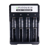 18650锂电充电器[USB款] 18650锂电池充电器4槽强光手电筒头灯专用动力usb智能快充