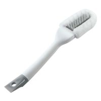 软毛鞋刷[白色] 鞋刷子不伤鞋清洁多功能洗鞋专用刷家用长柄板刷涮子软毛刷子鞋刷