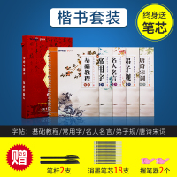 楷书套盒[成人一笔一划 由浅入深] 字帖练字成年男钢笔硬笔书法练字本册成人楷书大学生控笔训练行书行楷初学者女生字体大气漂