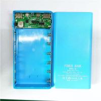 s6蓝色18w快充 6节QC3.0双向PD快充免焊接充电宝外壳18650移动电源diy套件电池盒