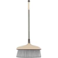 多功能单扫把深米白色 扫把簸箕套装组合软毛家用魔法扫帚扫地卫生间扫头发加大加厚