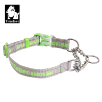 灰绿 M[宽2.0cm,脖围38.5-51cm] 狗狗项圈牵引绳宠物P链P字绳子遛狗绳子用品中大型犬随行