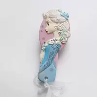 冰雪奇缘 冰雪奇缘儿童梳子女孩气囊梳公主宝宝按摩梳防静电卡通爱莎气垫梳