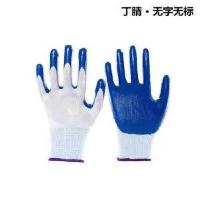 蓝匠无字无标蓝色(12双) L 涂胶干货蓝匠丁腈劳保工作防护手套工地防滑耐磨防油水加厚腈浸胶