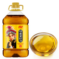 特香菜籽油4l食用油小瓶 非转基因农家菜籽压榨菜油小瓶装