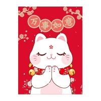 (万事如意猫)满钻30X40CM 招财猫钻石画点钻十字绣卧室儿童房钻石绣卡通可爱小猫满钻贴钻画