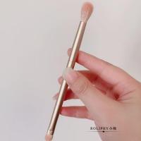 羊毛双头刷(眼影刷+晕染刷)一支 双头刷羊毛眼影刷细节刷动物毛鼻部高光刷晕染刷便携沧州化妆刷子