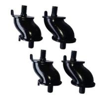 短脚减震4只套装不含安装螺母 &? 增程器缓冲脚三轮电动车发电机机架脚橡胶防震减震垫胶墩底座配件