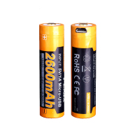 USB充电2600毫安 菲尼克斯 2600U 锂电18650电池USB充电锂离子