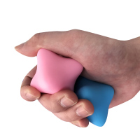 手指灵活训练球(蓝+粉) 手指康复训练老人锻炼器材练手健身球按摩手握球手功能保健瑜伽球