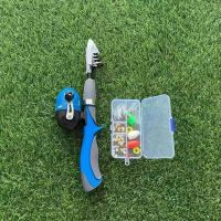 1.2米 200纺车轮 伸缩迷你小海竿渔杆海竿超短迷你路亚竿江竿鱼竿套装儿童钓鱼竿